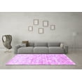 thumbnail image 3 of Ahgly Company Indoor Round Abstract Purple Contemporary Area Rugs, 7' Round, 3 of 4