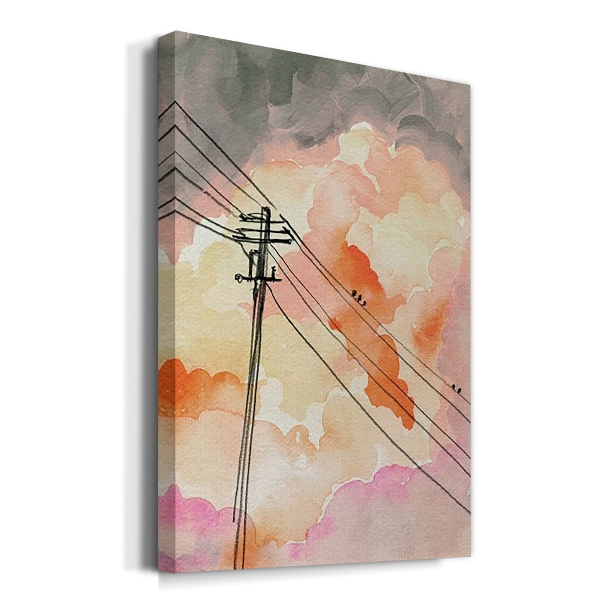 Cloudy Communication II Premium Gallery Wrapped Canvas - Ready to Hang