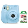 Fujifilm Instax Mini 7S Instant Camera (with 10-pack film) - Light Blue