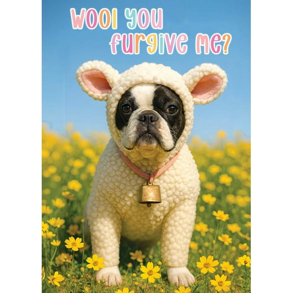 Glory To Dog Wool You Furgive Me? Please Accept My Apawlogy Apology Card