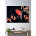thumbnail image 2 of Red Parrot On The Branch Of A Tree (Ca. 1900) By Ito Jakuchu. - Japanese Art Poster Wall Art, Modern Wall Decor For Living Room Bedroom, 16x24 UNFRAMED, 2 of 3