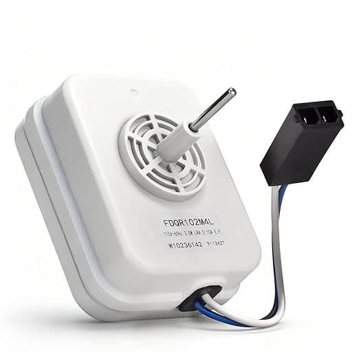 W10236142 Refrigerator Evaporator Fan Motor Compatible with Whirlpool Maytag Amana KitchenAid Kenmore Select Models, Replacement for 1551816, AH2372370, EA2372370, PS2372370, WPW10236142