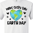 thumbnail image 4 of Inktastic Make Every Day Earth Day with Hearts and Stars T-Shirt, 4 of 5