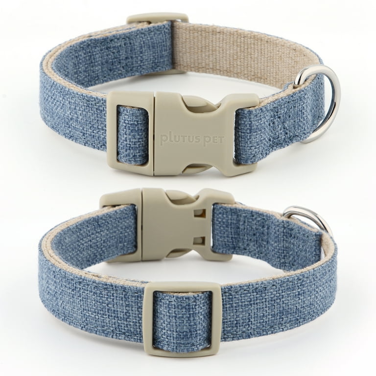 Plutus Pet Cotton Hemp Collar and Leash Set, Adjustable photo 2