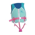 thumbnail image 1 of Chaleco salvavidas de natación para niños con correa ajustable para navegar, niños y niñas. Rosa, 1 of 8