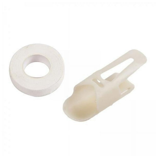 Bunblic 2xattelles de Doigt Simple Légères pour Redressement de l'Arthrose 49-54mm, Blanc, 4 Pcs