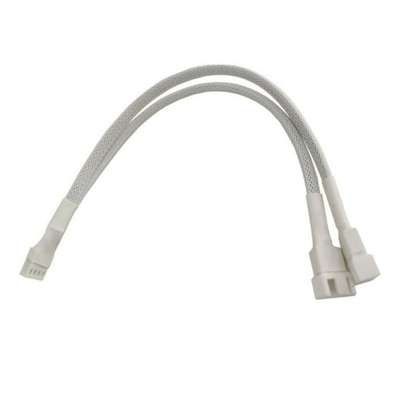 Fan Adapter 1 To 2 Splitter Cable For PC Cooling Systems Supports Speed Controls And Overloads Protections