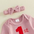 thumbnail image 6 of Cjfdfy Newborn Baby Boy Girl Christmas Fall Outfit Christmas Tree Present Box Embroidery Romper Headband Infant Cute My 1St Christmas Fall Winter Holiday Set 0-18M, 6 of 9