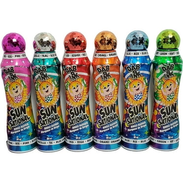 Sunsational Bingo Daubers, Mixed Colors, 6 Pack, 4oz