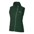 thumbnail image 2 of Women's Cutter & Buck  Heather Green Philadelphia Eagles Gridiron Classics Logo Mainsail Sweater-Knit Full-Zip, 2 of 3