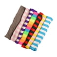 thumbnail image 3 of Milue Womens Fall Winter Warm Colorful Striped Leg Warmers Ribbed Knitted Foot Cover, 3 of 13