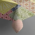 thumbnail image 3 of Pioneer Flower Floral Print Pattern Rectangle Tablecloth 60"x84",Waterproof Polyester Rectangle Table Cloth, Wipeable Spillproof Polyester Tablecloth for Dining, Camping, Indoor and Outdoor, 3 of 5