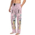 thumbnail image 4 of Color Hello Panda Men's Pajama Pants Lightweight Sleepwear Bottom Lounge Pants, 4 of 6