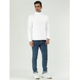 thumbnail image 4 of INSPIRE CHIC Chandail à Col Roulé pour Homme à Manches Longues Extensible Coupe Ajustée, 4 of 6