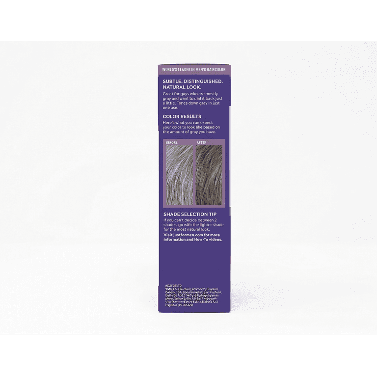 JUST FOR MEN Touch of Gray Hair Treatment, T-25 Light Brown, 1