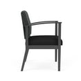 thumbnail image 2 of Amherst Steel Reception Waiting Guest Chair / Charcoal Steel / Dark Gray / Black, 2 of 3