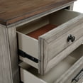 thumbnail image 5 of New Classic Furniture Mariana 2-Drawer Solid Wood Nightstand in Vintage Cream, 5 of 9