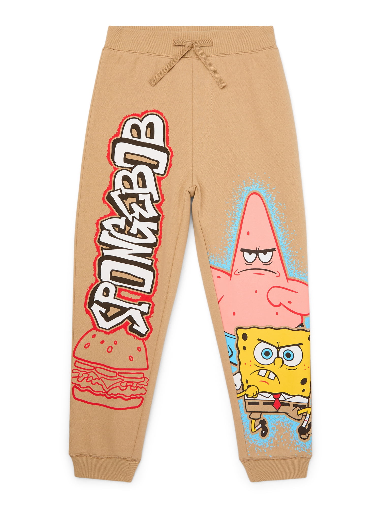 SpongeBob SquarePants Boys Graphic Hoodie and Joggers Set, 2-Piece, Sizes 4-20