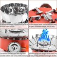 thumbnail image 5 of Folding mini stove, mini gas camping stove, portable folding gas camping stove, mini camping stove, 2800W, 468G, windproof, outdoor, stainless steel, 5 of 5