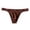 a01Coffee, variant on Lace Thong for Men Low Rise Bulge Pouch Panties Mesh Lightweight Breathable Underwear Red L