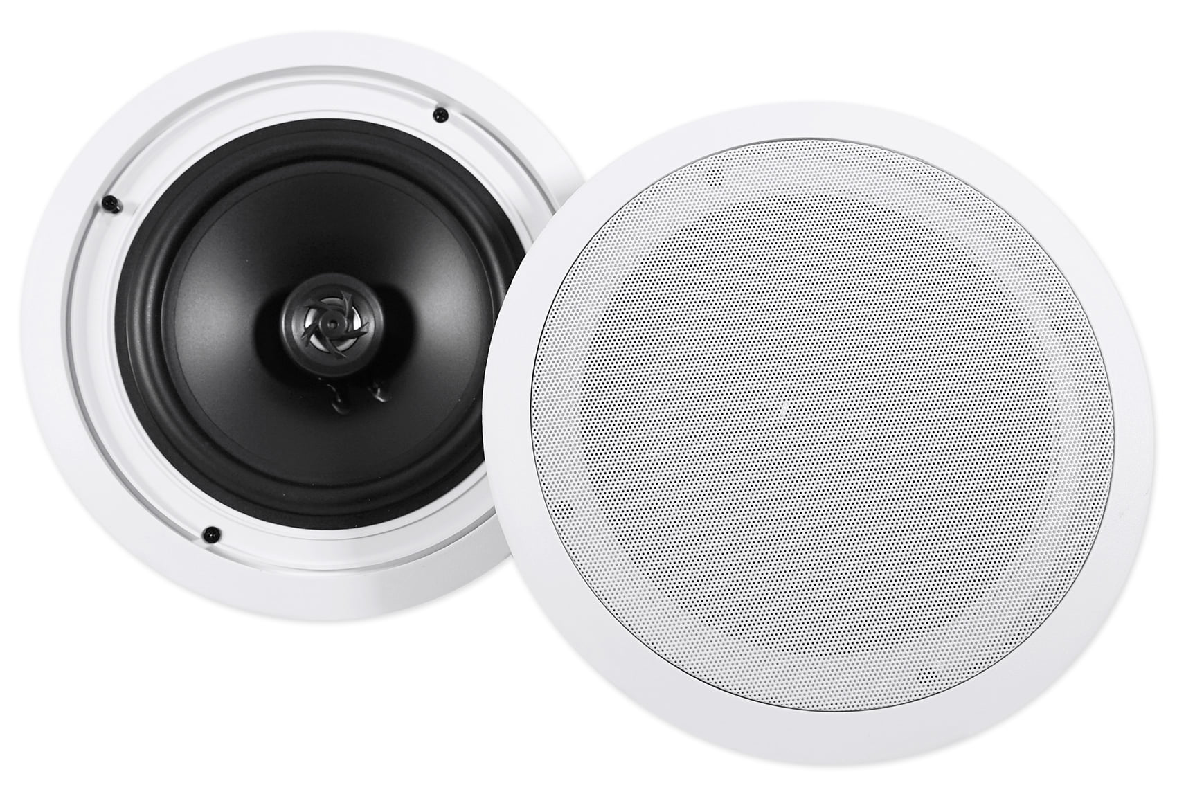 Rockville Karaoke Bluetooth Amp/Mixer+(2) 8" Ceiling Speakers+(2) Microphones