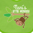 thumbnail image 4 of Inktastic Nani Little Monkey Grandchild Boys or Girls Baby Bib, 4 of 4