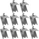 thumbnail image 2 of 10pcs Fridge Shelf Clamps Cooler Shelf Brace Clips Refrigerator Support Hooks, 2 of 3