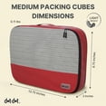 thumbnail image 3 of Set Packing Cubes Dot&Dot, tamaño mediano, 5 unidades, para organizador de maletas, 3 of 9