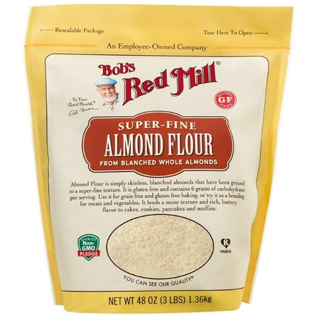 - Bob's Red Mill Gluten Free Super-Fine Natural Almond Flour, 16 oz