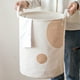 thumbnail image 4 of Cesta plegable de algodón para ropa de lino con asas para ropa, juguetes y almacenamiento en casa, 4 of 6