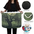 thumbnail image 6 of Collapsible 20" Round Storage Basket with Handles Laundry Hamper Open Storage Bins Old Willow Tree, 6 of 6