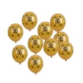 thumbnail image 3 of 2x Látex de Suministros de de Cumpleaños para Adultos con Número Y Estrellas Impresos yotijar Globos de cumpleaños de látex, 3 of 6