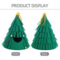 thumbnail image 2 of MRLESS Christmas Tree Shaped Hideout for Guinea Pig Cozy Felt Small Animal Bed Washable Pet Hut for Hamsters and Hedgehogs, 2 of 6