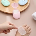 thumbnail image 2 of Portable Travel Soap Paper Sheets, 50-Count Water-Soluble Hand Washing Soap Tablets, Individually Packaged Gentle Formula for Outdoor Cleaning & Sensitive Skin, 2 of 8
