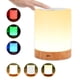 thumbnail image 1 of Lámpara de noche LED con sensor táctil y gancho, lámpara de mesita de noche, luz de mesa RGB con cambio de color regulable para dormitorio y sala de estar, 1 of 6
