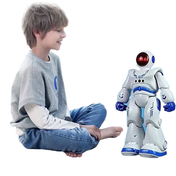 Godderr Toddler Gesture Sensing Remote Control Robot Toys for Kids Rc Smart Robot with Walking Singing Dancing with Music, Lights for 6+ Year Old Boys Girls Ideal Christmas Birthday Gift