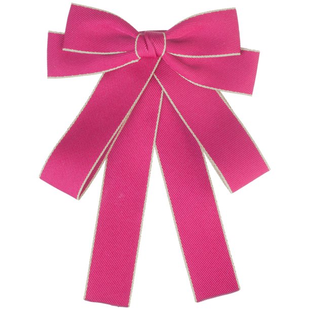 INSPIRE CHIC Lazos Pre-atados para Mujeres con Moño, Broche de Cinta para Bodas y Fiestas, Corbata Rosa Roja, Talla Única