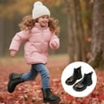 thumbnail image 4 of FINALGANG Girl Versatile Boots Solid Color Soft Sole Vintage Boots Pointed Toe Shoes With Side Zipper For 4-12 Years Skin Friendly Fabric For Kid, 4 of 9