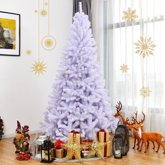 Árbol de Navidad Costway pino 225 cm 1346 puntas metal