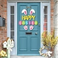 thumbnail image 4 of SDNall Easter Decorations Bunny Sign Hanging Welcome Sign Easter Hanging Door Decorations for Spring Decor Supplies, 4 of 6