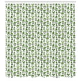 thumbnail image 3 of Ambesonne Cactus Shower Curtain, Succulent Houseplants, 69"Wx75"L, Grey Apple Green, 3 of 3