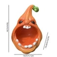 thumbnail image 3 of Big Mouth Pumpkin Desktop Decorative Ornament Key Wallet Lighter Storage Decoration, 3 of 4