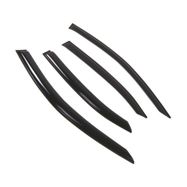 TuningPros Outside Mount Window Visor Deflector Smoke Tinted 4 Pcs Set For 2014-2016 Lexus IS250 IS350