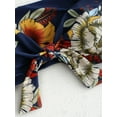 thumbnail image 5 of ZAFUL for Women Knot Floral Bikini Set Lapis Blue M, 5 of 6