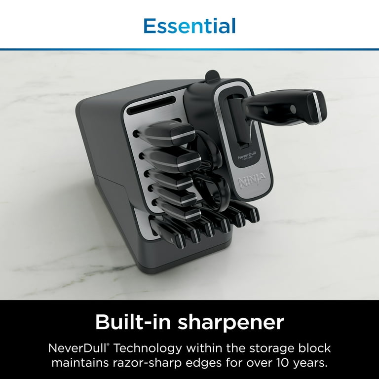 Ninja NeverDull Essential 14-Piece Knife System with Built-In