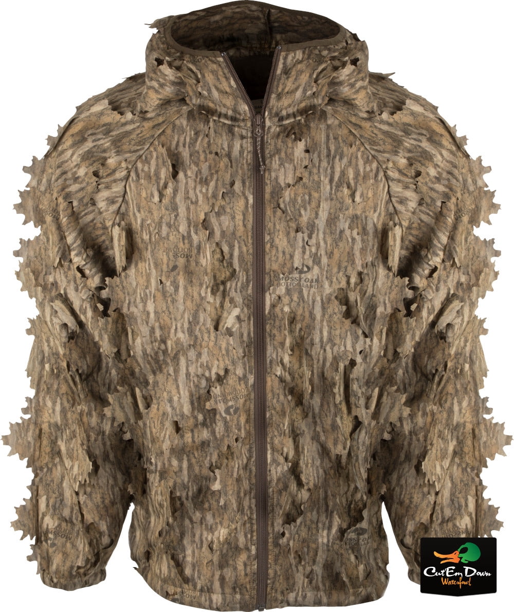 Ol' Tom Men's 3D Leafy Jacket Old School Green Camo Medium