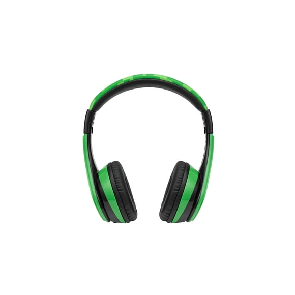 Casque Bluetooth eKids Minecraft pour Enfants, Casque Sans Fil avec Microphone, Câble Aux Inclus, Casque Pliable pour Enfants avec Volume Réduit