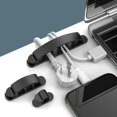 thumbnail image 3 of 1 Fundas para cables divididas con clips para cables autoadhesivos, juego de organizador de cables, 3 of 5