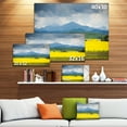 thumbnail image 3 of Ferme dans le Champ de Canola - Impression sur Toile Paysage, 3 of 4