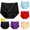 Red, variant on High Waist Tummy Control Briefs For Women Comfortable Cotton High Waist Underwear Full Coverage Sexy Lace Panties 5 PackPurpleXL